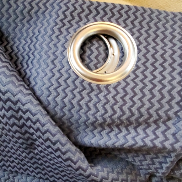 STUDIO ALTON Black Gray Grommet Panel - Picture 3 of 4